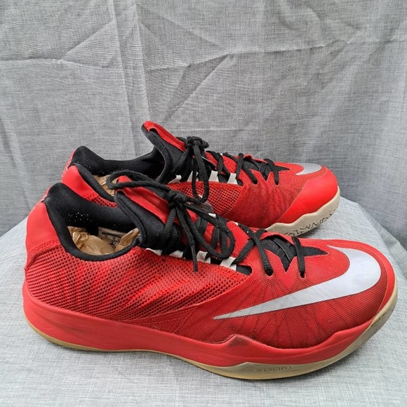 %Nike Zoom Run The One Red Grey Blk Running Shoes Sneaker Mens 13 / A 32 main image 11